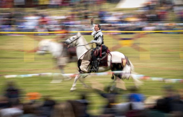 Jousting tournament at Linlithgow Palace