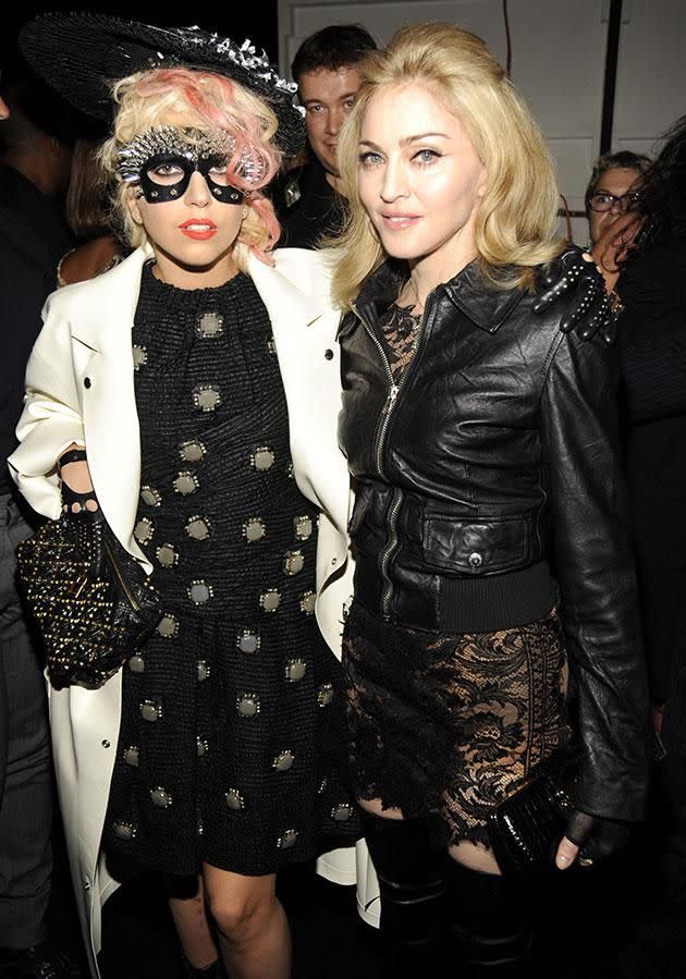 Back in 2009 the two pop icons were pals. Source: Getty