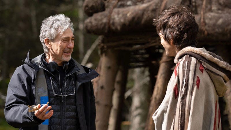 Tony Gilroy on the set of Andor. - Image: Lucasfilm