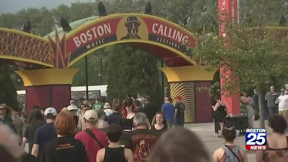 Crowds at Boston Calling music festival on Friday,