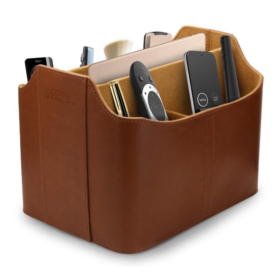 A Luxe Leather Caddy