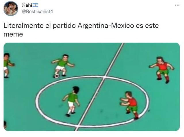 Jogo entre Argentina e México gera memes e postagens bem-humoradas