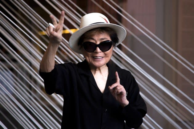 Yoko Ono. - Credit: Miguel Tovar/LatinContent/Getty Images