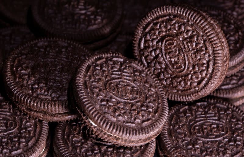 Mondelez International's Oreo biscuits are seen in this illustration picture