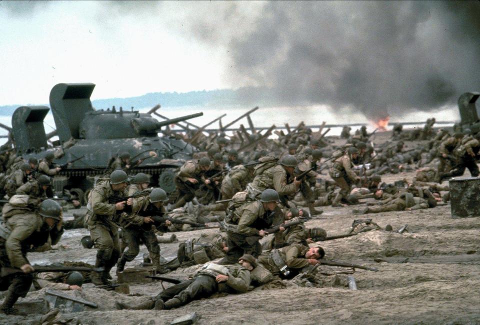 NORMANDY LANDING SCENE, SAVING PRIVATE RYAN, 1998