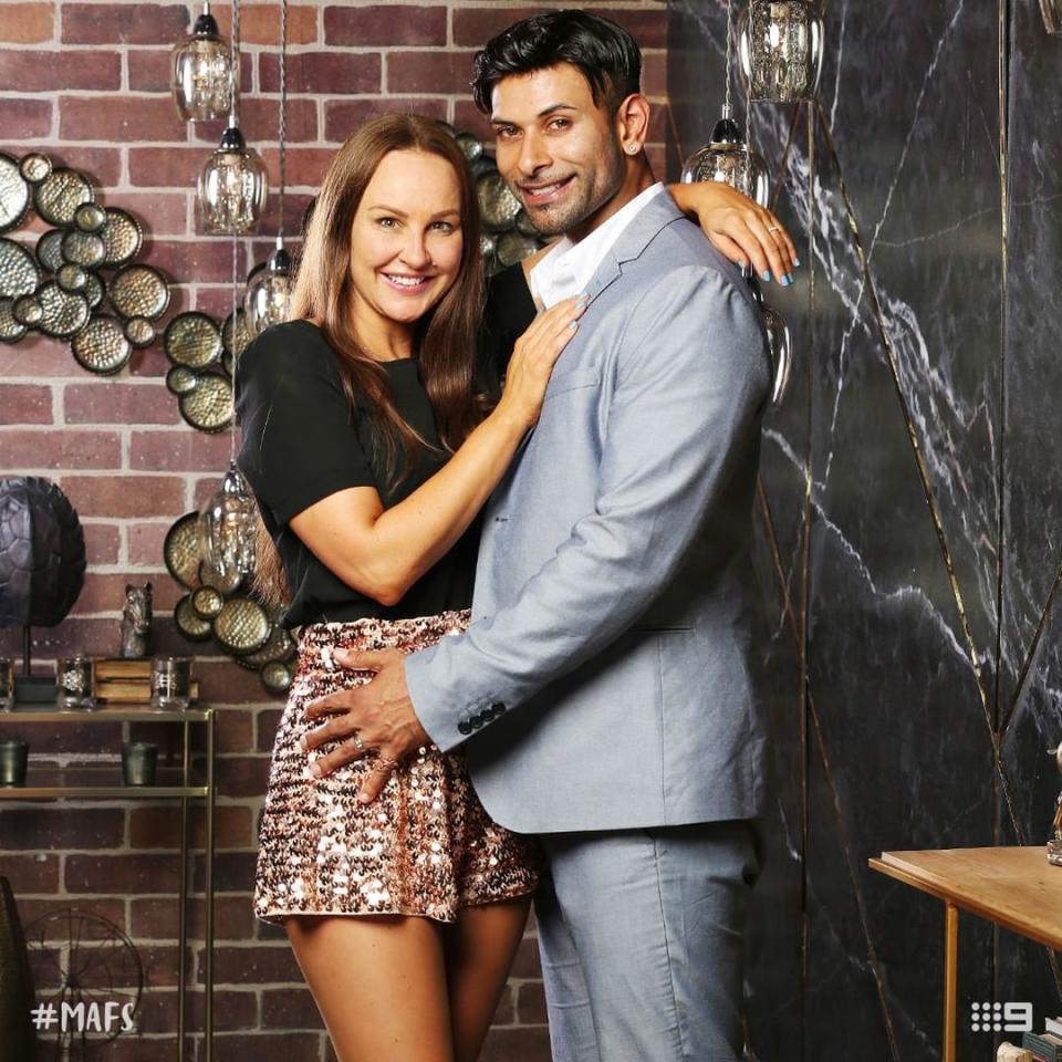 MAFS 2018 Dino Hira and Melissa Lucarelli 