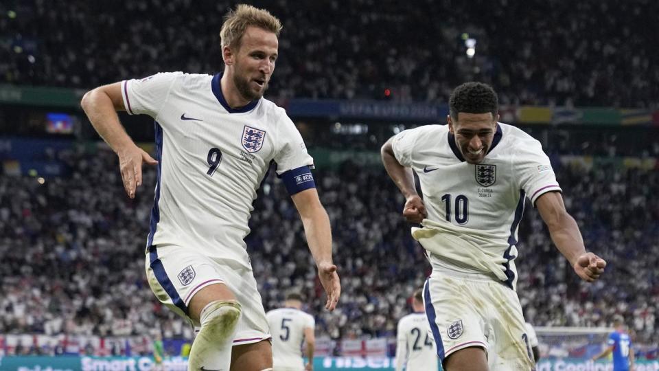 England's Harry Kane (left) and Jude Bellingham.