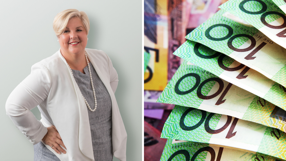 Here's exactly what Cathy did to destroy her $1 million debt. (Images: Supplied, Getty).