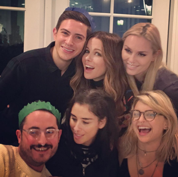 <p>The actress hosted a party for family and friends, including Sarah Sliverman (her ex Michael Sheen’s girlfriend) and Lindsey Vonn. Not only did she <a rel="nofollow noopener" href="https://www.instagram.com/p/BOfV0SUhFT7/?taken-by=lindseyvonn" target="_blank" data-ylk="slk:make snow;elm:context_link;itc:0" class="link ">make snow</a> for the occasion, but she apparently also handed out nose rings. (Photo: <a rel="nofollow noopener" href="https://www.instagram.com/p/BOf2DJQj14I/?taken-by=katebeckinsale" target="_blank" data-ylk="slk:Instagram;elm:context_link;itc:0" class="link ">Instagram</a>) </p>