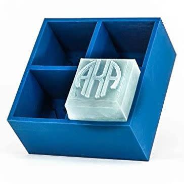 30) Monogrammed Bartender Ice Cube Tray