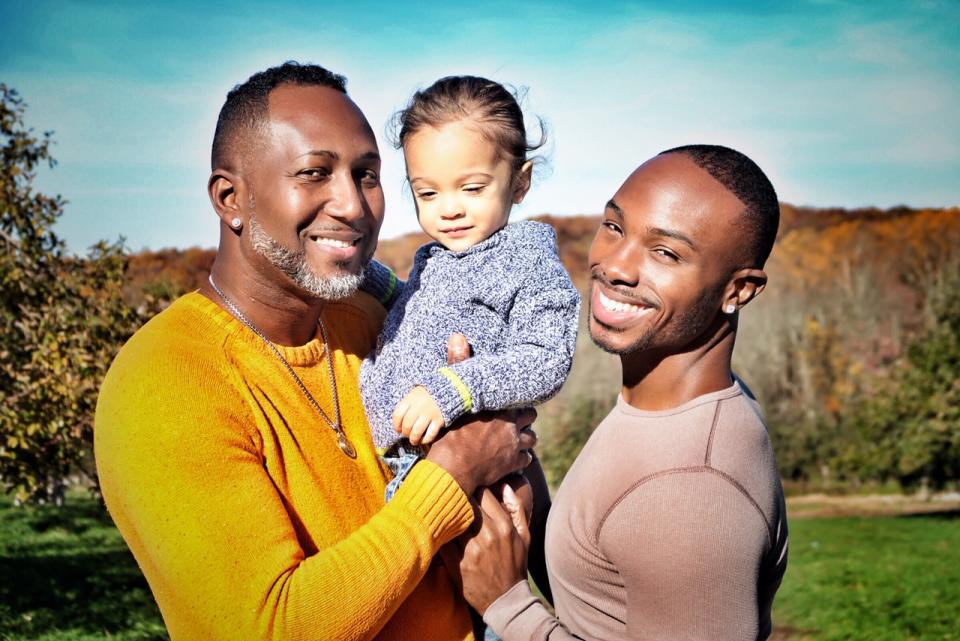 Carlos, left, and Richard Seigler-Carter with son Timothy. (Photo courtesy of the Seigler-Carter family)