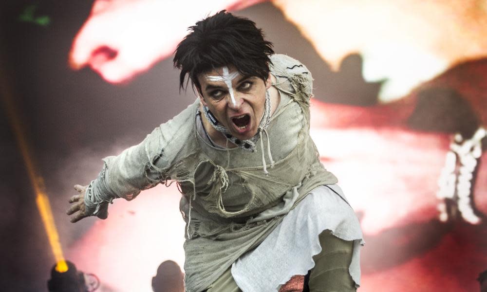 Heavy industrial sound ... Gary Numan at Bluedot festival.