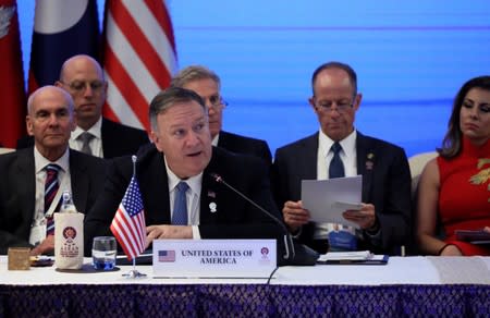 Foreign ministers of Lower Mekong countries meet U.S. Pompeo