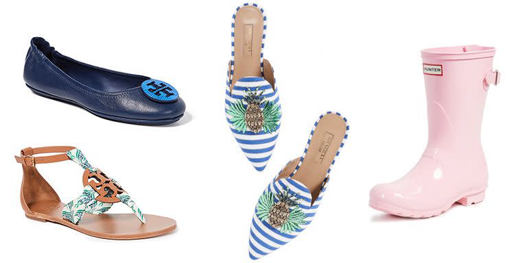 <p>Now is the perfect time stock up on your favorite shoes for spring. <a rel="nofollow noopener" href="https://www.shopbop.com/" target="_blank" data-ylk="slk:Shopbop is currently hosting;elm:context_link;itc:0;sec:content-canvas" class="link ">Shopbop is currently hosting </a>an incredible sale across the site, offering serious discounts on chic Tory Burch flats, must-have Hunter rain boots, and classic Stuart Weitzman over-the-knee boots. The more you spend, the more you save: <strong>enter the code GOBIG19 at checkout</strong> for 15 percent off orders over $200, 20 percent off of orders over $500, and a whopping 25 percent off orders over $800. The code applies to countless full-price and sale items. </p><p>We rounded up our top picks to shop during the sale, along with the 25 percent discounted price so you can watch the savings add up. See our favorites below and head to <a rel="nofollow noopener" href="https://www.shopbop.com/" target="_blank" data-ylk="slk:Shopbop to start shopping ASAP:;elm:context_link;itc:0;sec:content-canvas" class="link ">Shopbop to start shopping ASAP:</a> </p>