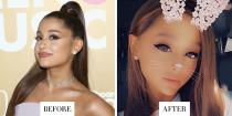 <p><strong>When: </strong>November 15, 2018</p><p><strong>What: </strong>A Fresh Chop</p><p><strong>Why we love it:</strong> Ariana became the breakup queen after releasing “thank u, next” and nothing says moving on from an ex like a new look. The singer ditched her signature pulled back pony tail in an Instagram post where she opted for an extension-less 'do and a floral bunny filter. </p>