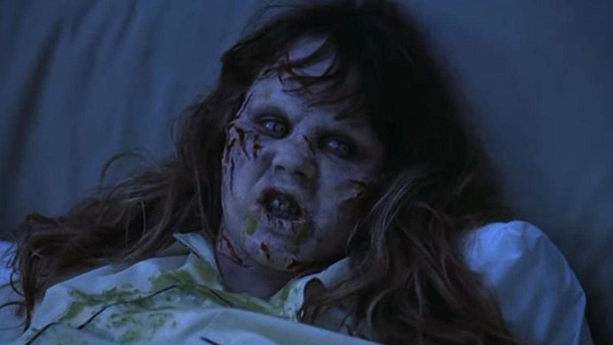  Linda Blair as Regan MacNeil in The Exorcist. 