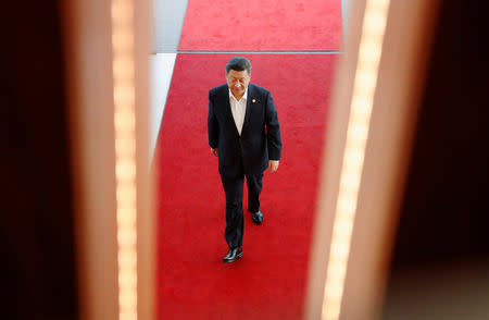 China's President Xi Jinping arrives at APEC Haus, during the APEC Summit in Port Moresby, Papua New Guinea November 18, 2018. REUTERS/David Gray