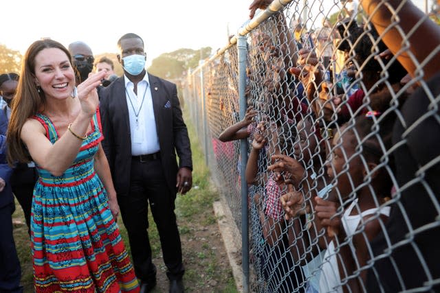 The Duchess of Cambridge in Kingston, Jamaica