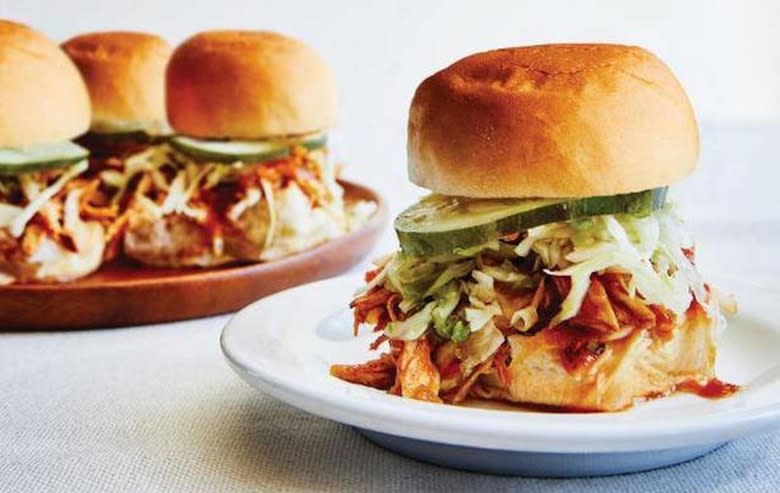 Mini BBQ Chicken Sliders