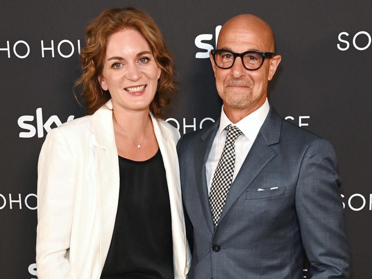 Felicity Blunt and Stanley Tucci attend the inaugural Soho House Awards, championing emerging talent in the creative industries, at 180 The Strand on September 1, 2022 in London, England