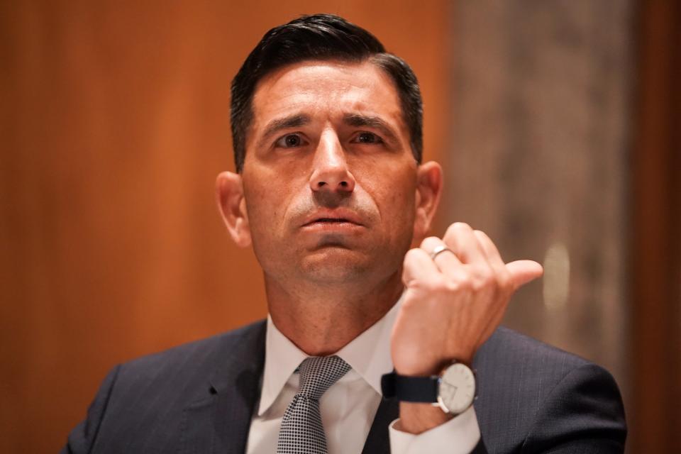 Department of Homeland Security acting Secretary looks on prior to a confirmation hearing before the Senate Homeland Security and Governmental Affairs Committee on September 23, 2020 in Washington, D.C.Greg Nash-Pool/Getty