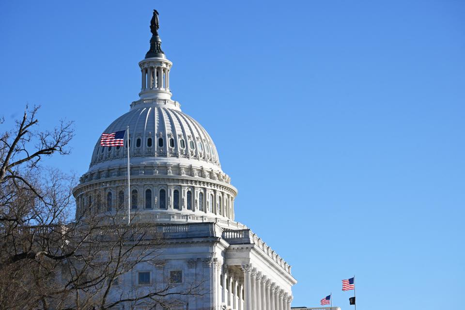 The US Capitol in Washington, DC, on March 11, 2024.