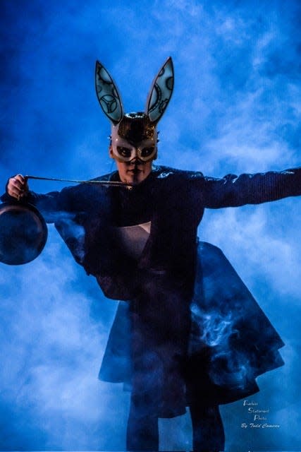 Paige Mulick performs as Timekeeper Bunny in Citadel Dance & Music Center's 2015 production of “A Steamed Nutcracker.” Citadel presents the steampunk version of the holiday classic Dec. 16, 2023, at Lake Michigan College's Mendel Center in Benton Harbor.