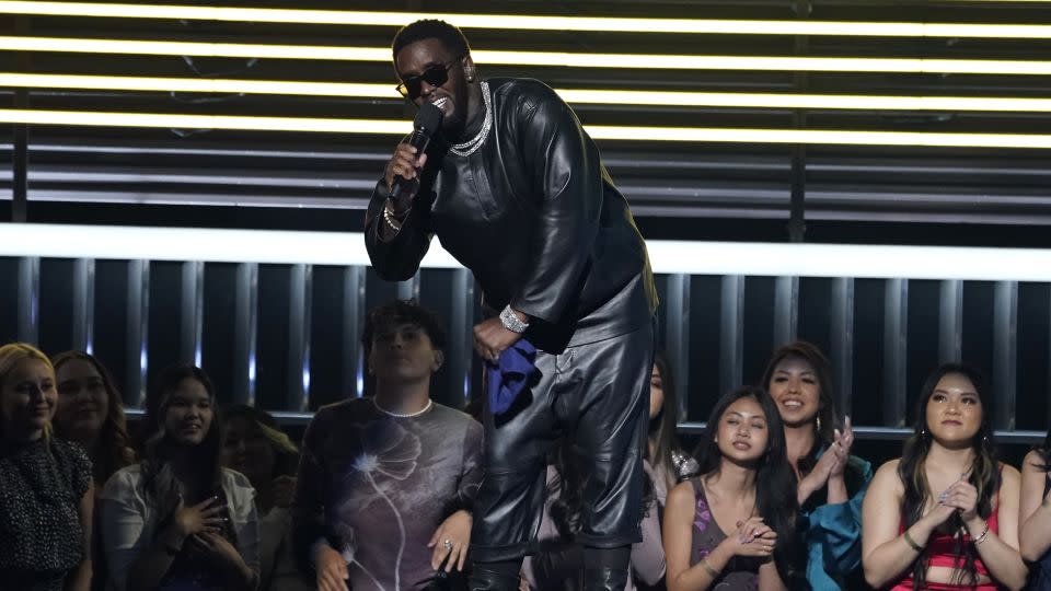 Sean "Diddy" Combs as host of the Billboard Music Awards in 2022. - Chris Pizzello/Invision/AP