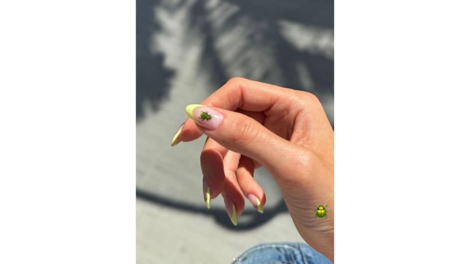 Kylie's insect nails