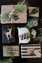 <p>With a mix of winter greens, wood tags, and a brown and black color palette, you can create a whole pile of rustic-inspired gifts.<br></p><p><strong>Get the tutorial at <a href="https://lovecreatecelebrate.com/rustic-gift-wrap-ideas/" rel="nofollow noopener" target="_blank" data-ylk="slk:Love Create Celebrate;elm:context_link;itc:0;sec:content-canvas" class="link ">Love Create Celebrate</a>. </strong> </p>