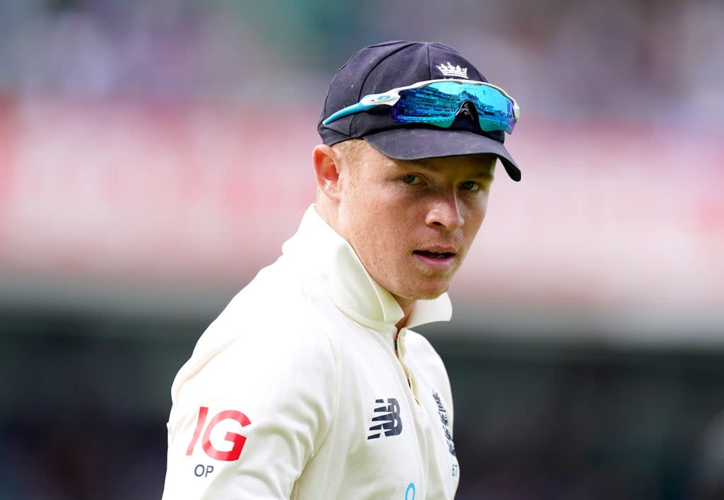 Ollie Pope fell 19 runs short of an Oval century (Adam Davy/PA) (PA Wire)