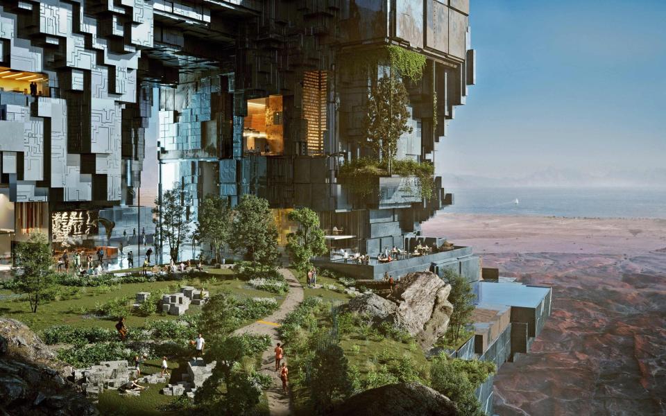 The Kingdom is spending large sums of funds on the construction of the futuristic mega city known as NEOM