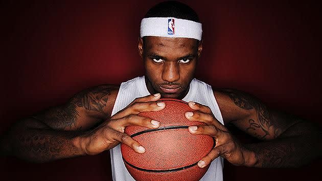 Lebron James during his time with the Miami Heat. Pic: Getty