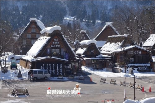 《日本名古屋延伸景點》白川鄉合掌村自助行交通方式．一茶民宿．白川鄉之湯(交通民宿泡湯篇)