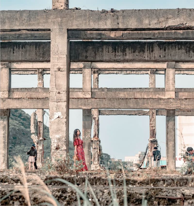 ▲阿根納造船廠廢墟。（圖｜IG網友@yu_wei_chih提供）