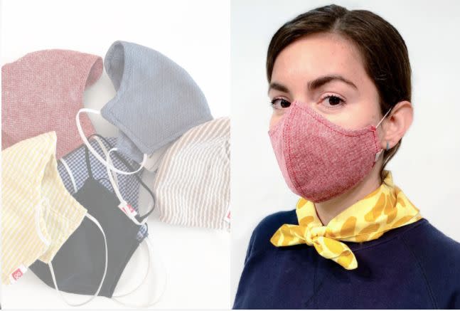 These cotton face masks fully cover the nose and mouth and have a HEPA filter for an extra layer of protection. For every mask bought, the company will donate a mask to workers on the front lines.<br /><br /><strong><a href="https://www.hedleyandbennett.com/products/preorder-the-wake-up-fight-mask-buy-one-give-one" target="_blank" rel="noopener noreferrer">Get</a><a href="https://www.hedleyandbennett.com/products/preorder-the-wake-up-fight-mask-buy-one-give-one" target="_blank" rel="noopener noreferrer"> The Wake Up And Fight Mask for $22</a></strong>