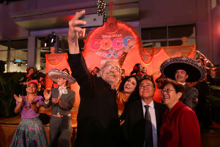 Edward James Olmos attends Disney-Pixar's U.S. premiere of "Coco" in the Hollywood section of Los Angeles, California, U.S. November 8, 2017. REUTERS/David McNew/Files