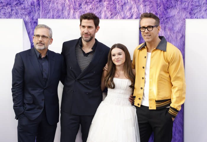 Ryan Reynolds, John Krasinski attend 'IF' premiere in NYC