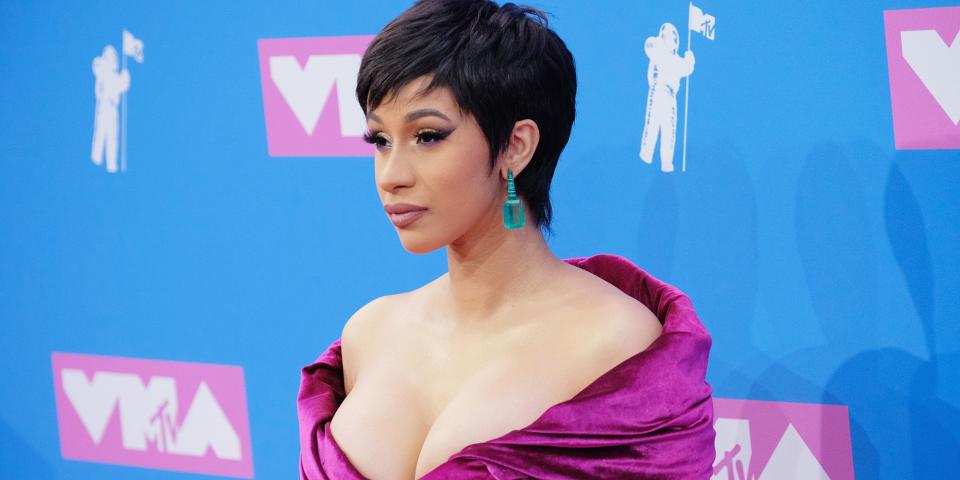 <p>From Cardi B to Ariana Grande, see every red carpet look from the 2018 MTV VMAs. </p>