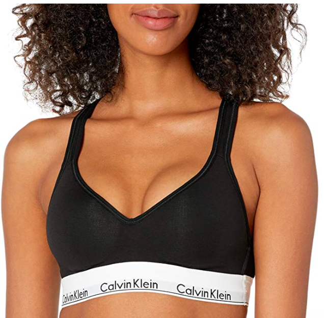 Calvin Klein Women's Modern Cotton Lightly Lined Bralette