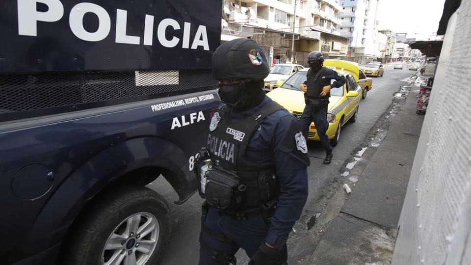 Policía en Ciudad de Panamá