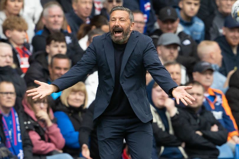 Kilmarnock manager Derek McInnes during his side's defeat to Rangers -Credit:Alan Harvey/SNS Group