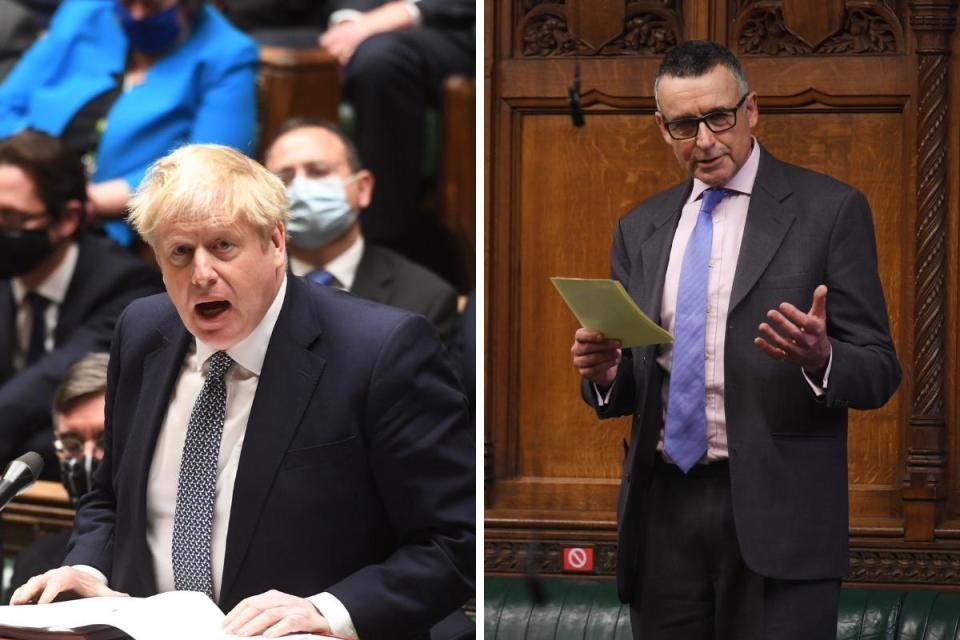 Criticism - Boris Johnson and Sir Bernard Jenkin <i>(Image: UK Parliament)</i>