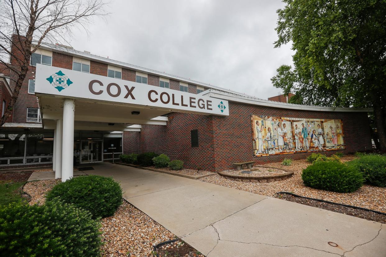 Cox College currently occupies the northeast part of CoxNorth hospital.