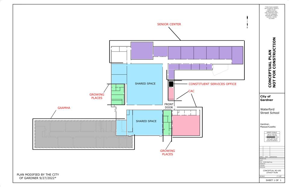 The planned use for the former Waterford Street School