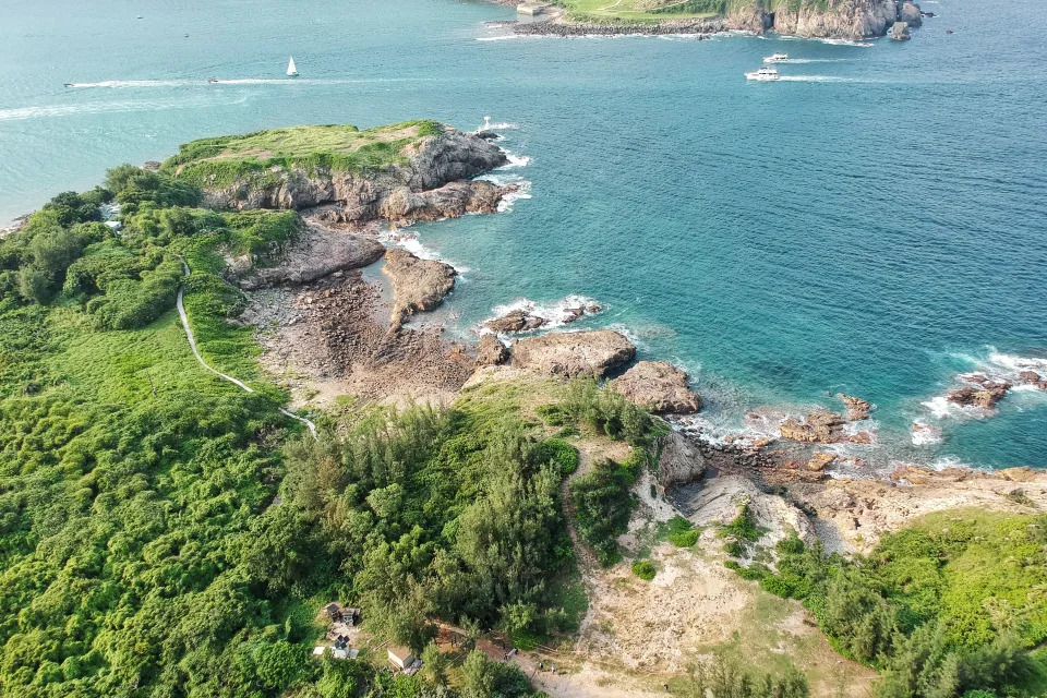 東龍營地附近都是海天一色的美景