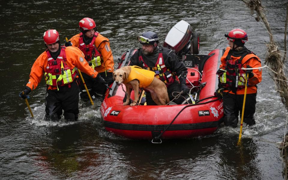 Search teams are combing the River Wyre - Christopher Furlong/Getty Images
