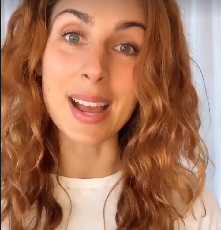 Yazmina Jade Adler speaks in an Instagram video.