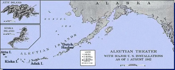 Aleutian island