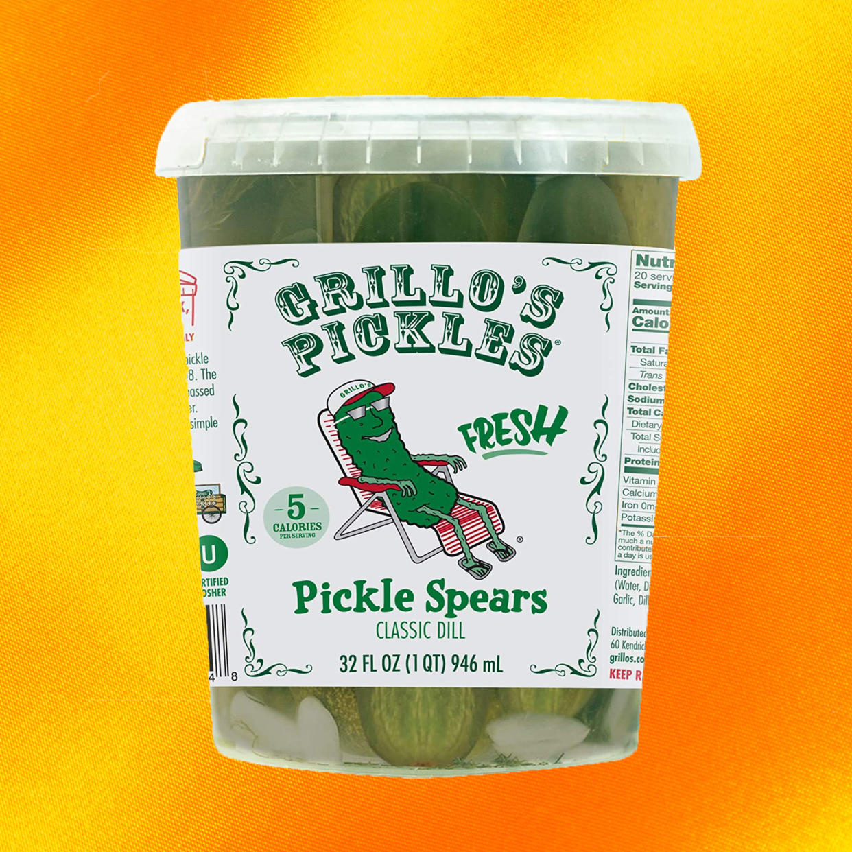 Grillo’s Pickles Fresh Pickle Spears (Grillo's)